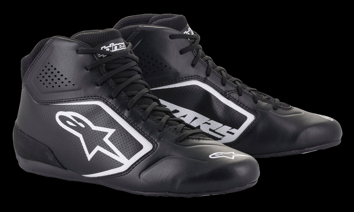 Zapatillas Kart Alpinestars Tech-1K Start Negro/Blanco