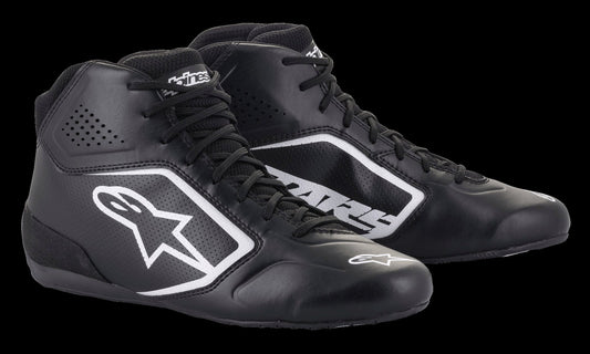 Zapatillas Kart Alpinestars Tech-1K Start Negro/Blanco