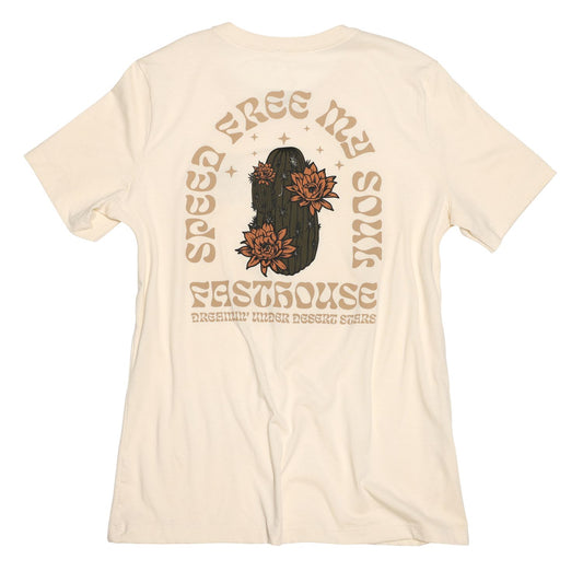 Polera mujer Fasthouse Desert Stars Blanco