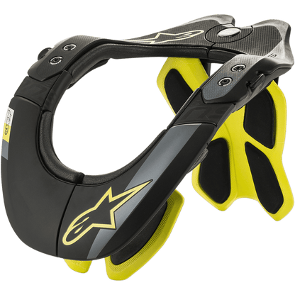 Cuello Alpinestars BNS Tech-2 Amarillo/Gris