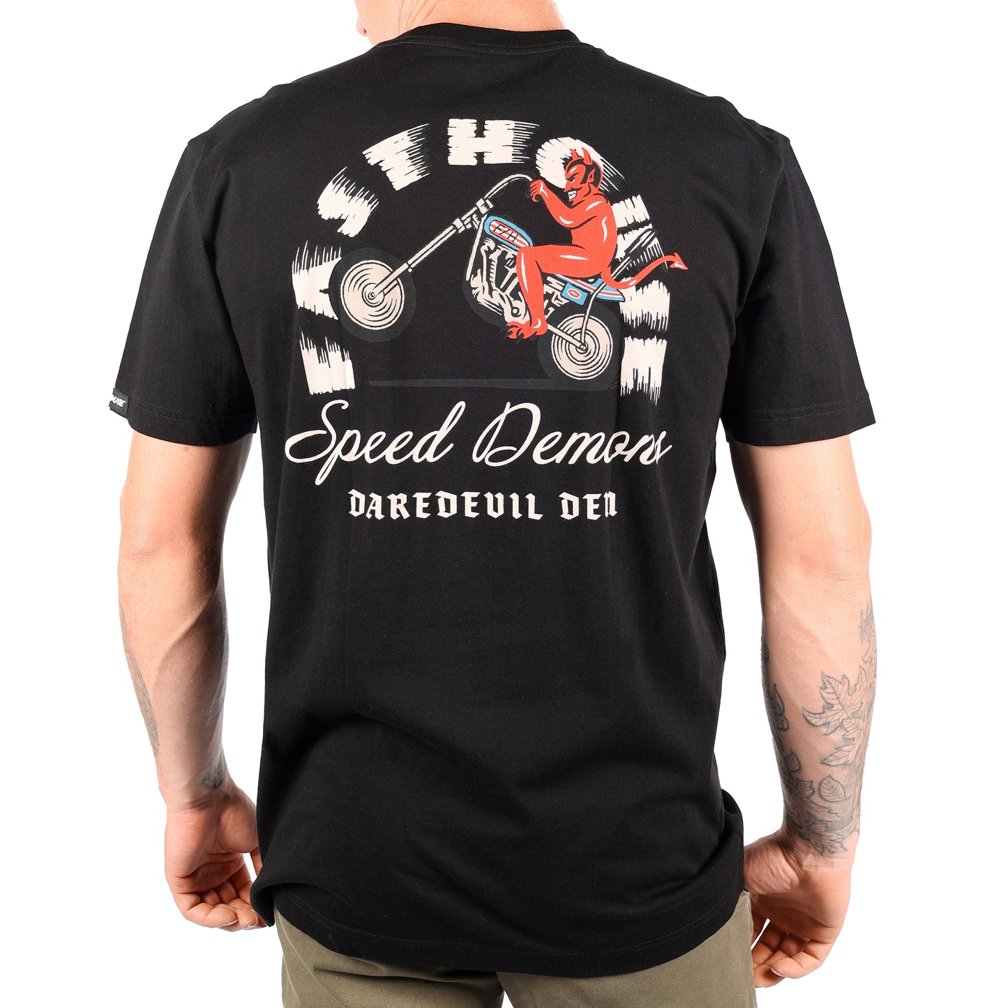 Polera Fasthouse Fallen Negro