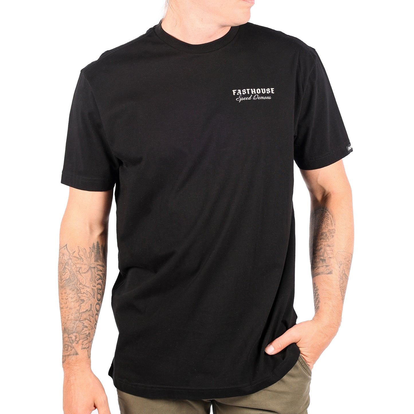 Polera Fasthouse Fallen Negro