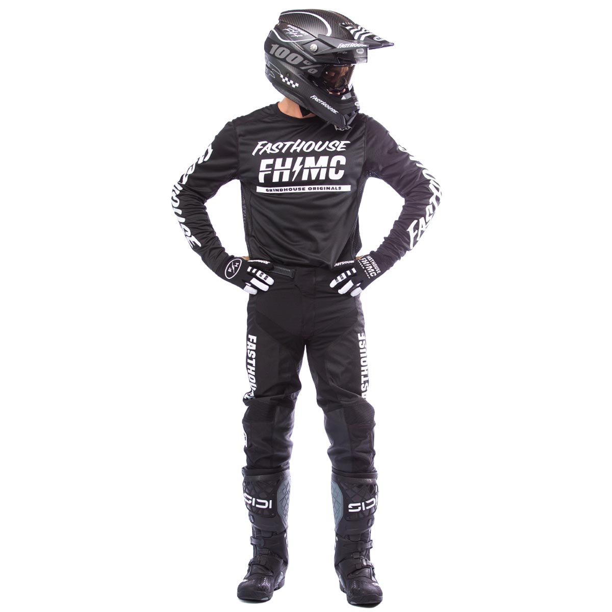 Pack Fasthouse Grindhouse Score Negro/Blanco