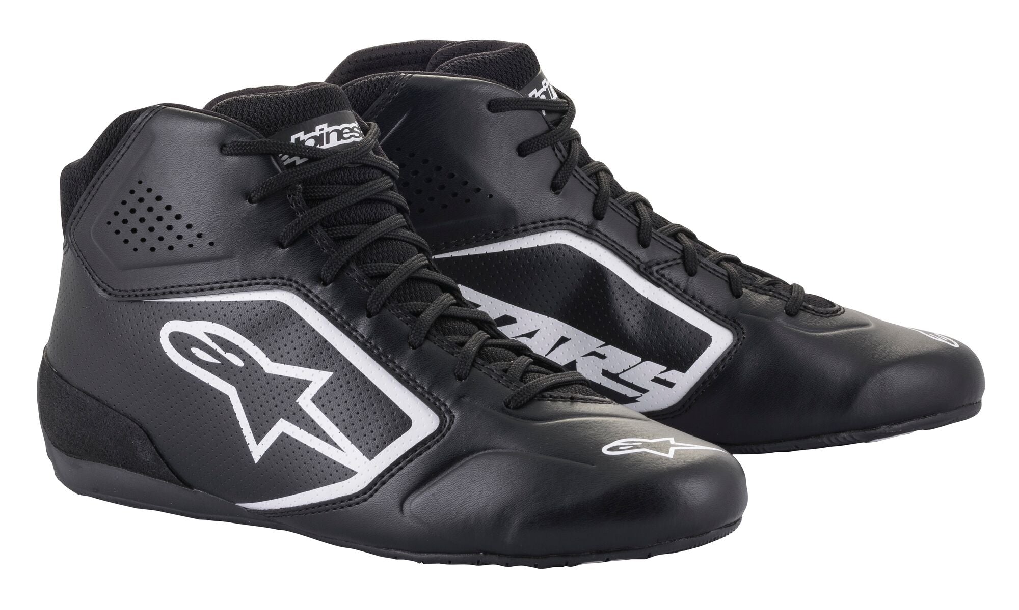 Zapatillas Kart Alpinestars Tech-1K Start Negro/Blanco para karting