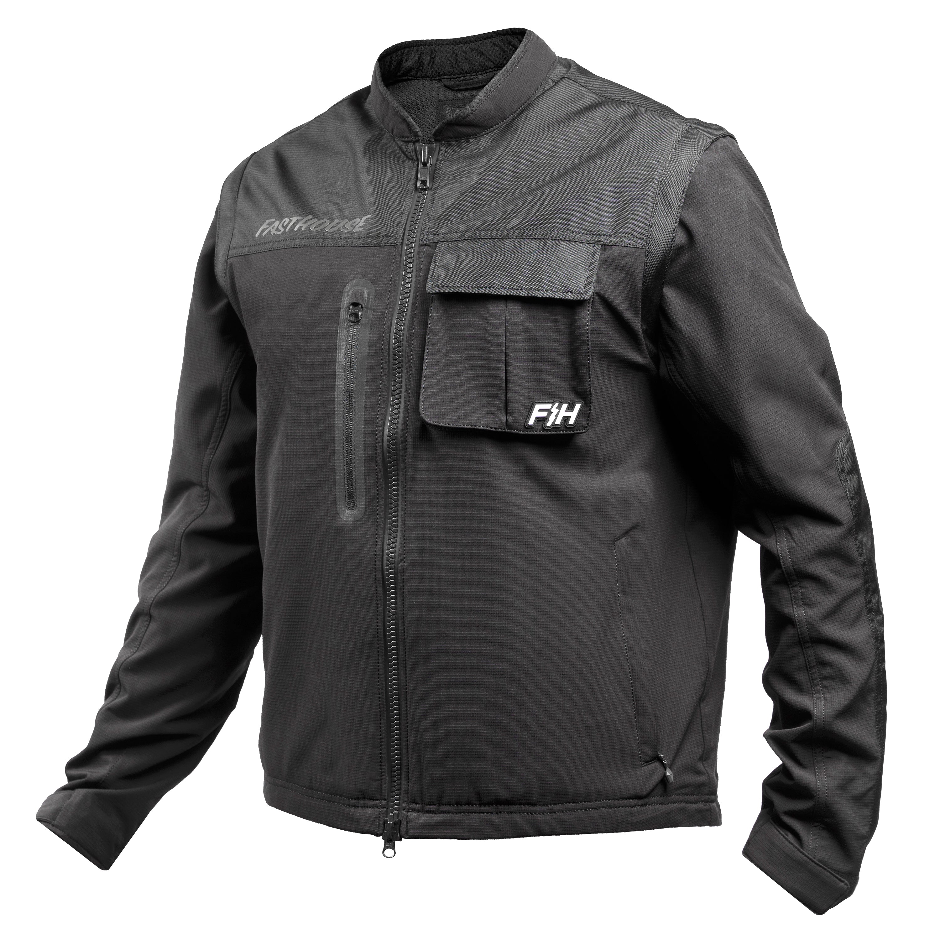 Chaqueta Fasthouse MX/Enduro Off-Road Seeker Negro