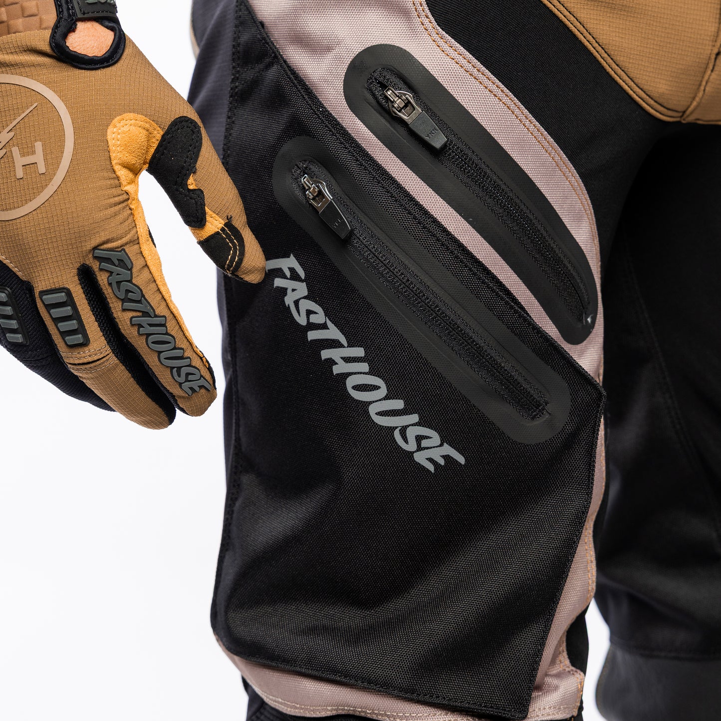 Pantalón Fasthouse Off-Road Matox Café/Negro