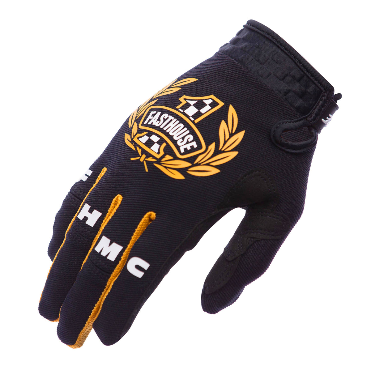 Guantes Fasthouse Speed Style Hero Negro/Dorado