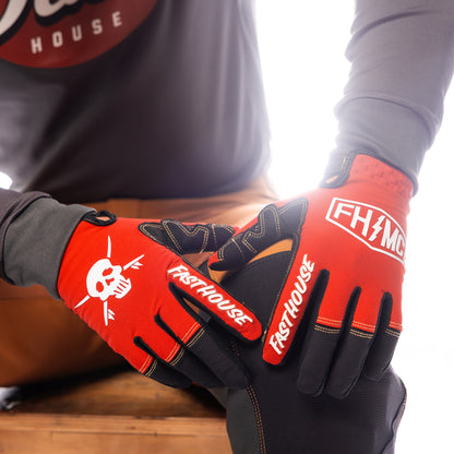 Guantes Fasthouse Sanguaro Bennet Rojo