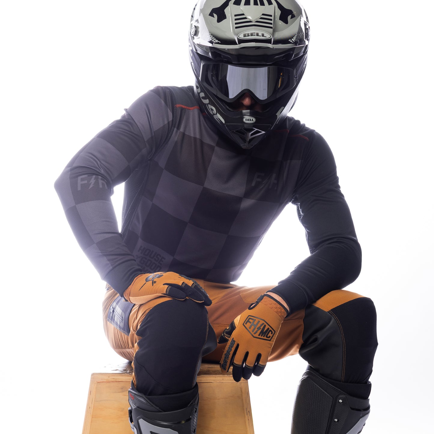 Jersey Fasthouse Sanguaro Gibson Negro/Gris