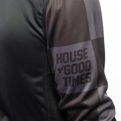 Jersey Fasthouse Sanguaro Gibson Negro/Gris