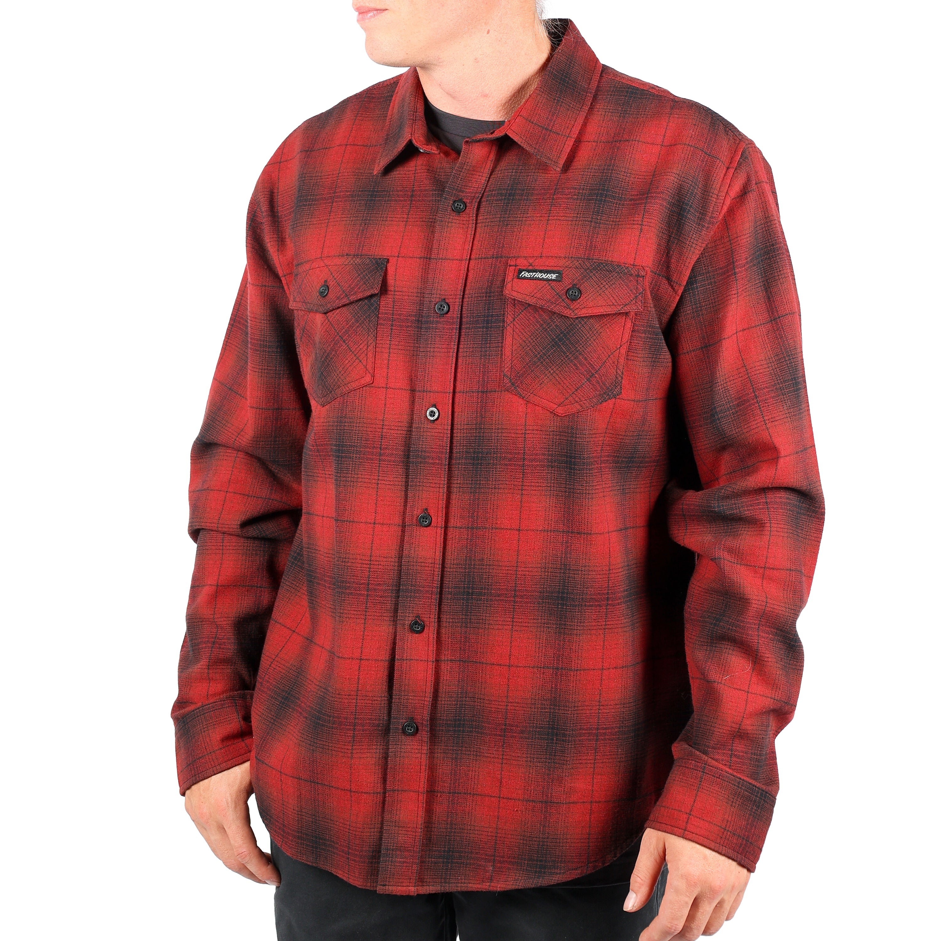 Camisa Fasthouse Saturday Night Special Rojo/Negro