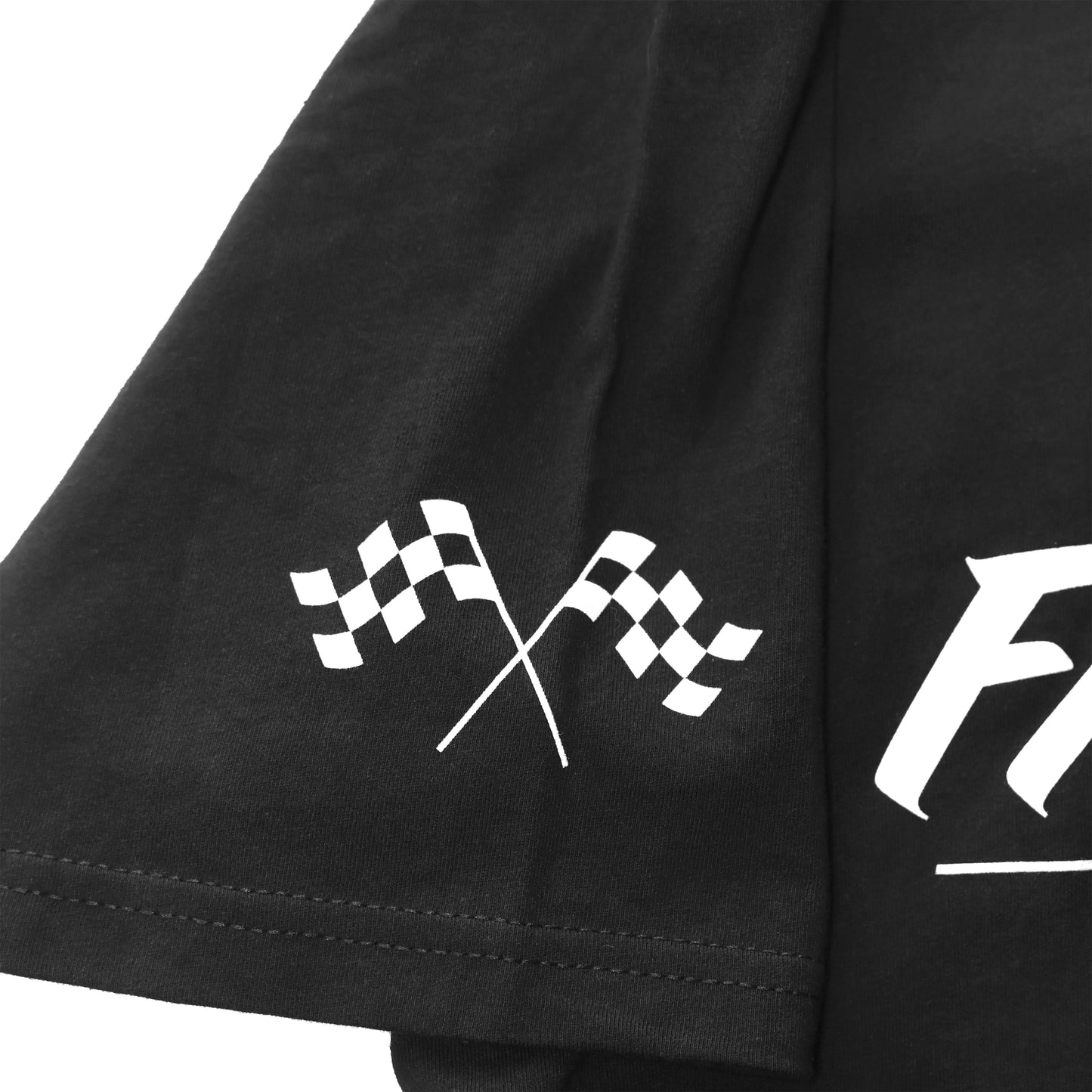 Polera Fasthouse Motto Negro