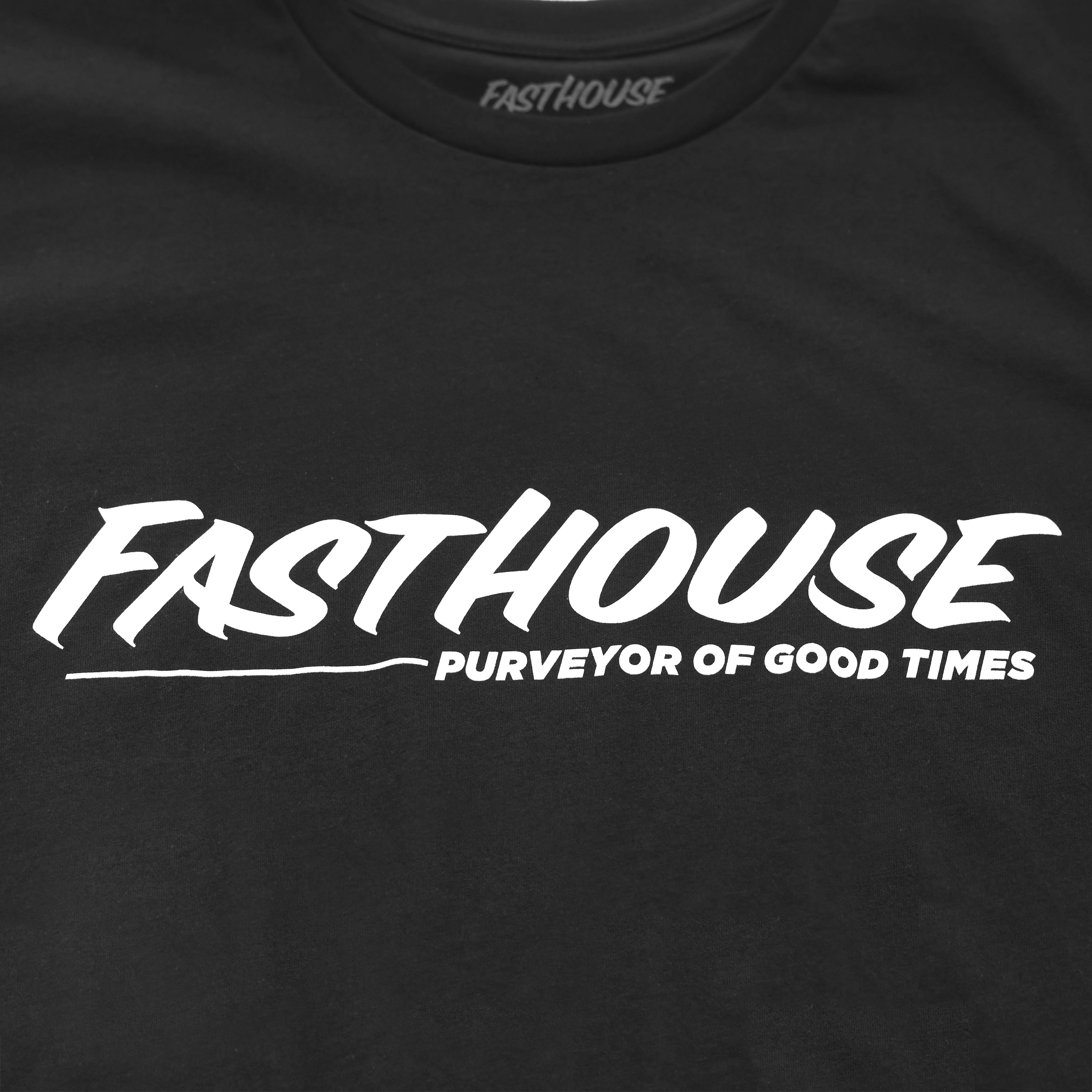 Polera Fasthouse Motto Negro