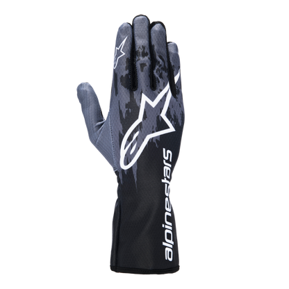 Guantes Karting Alpinestars Tech-1 K V3 Negro/Gris - Homologado CIK-FIA