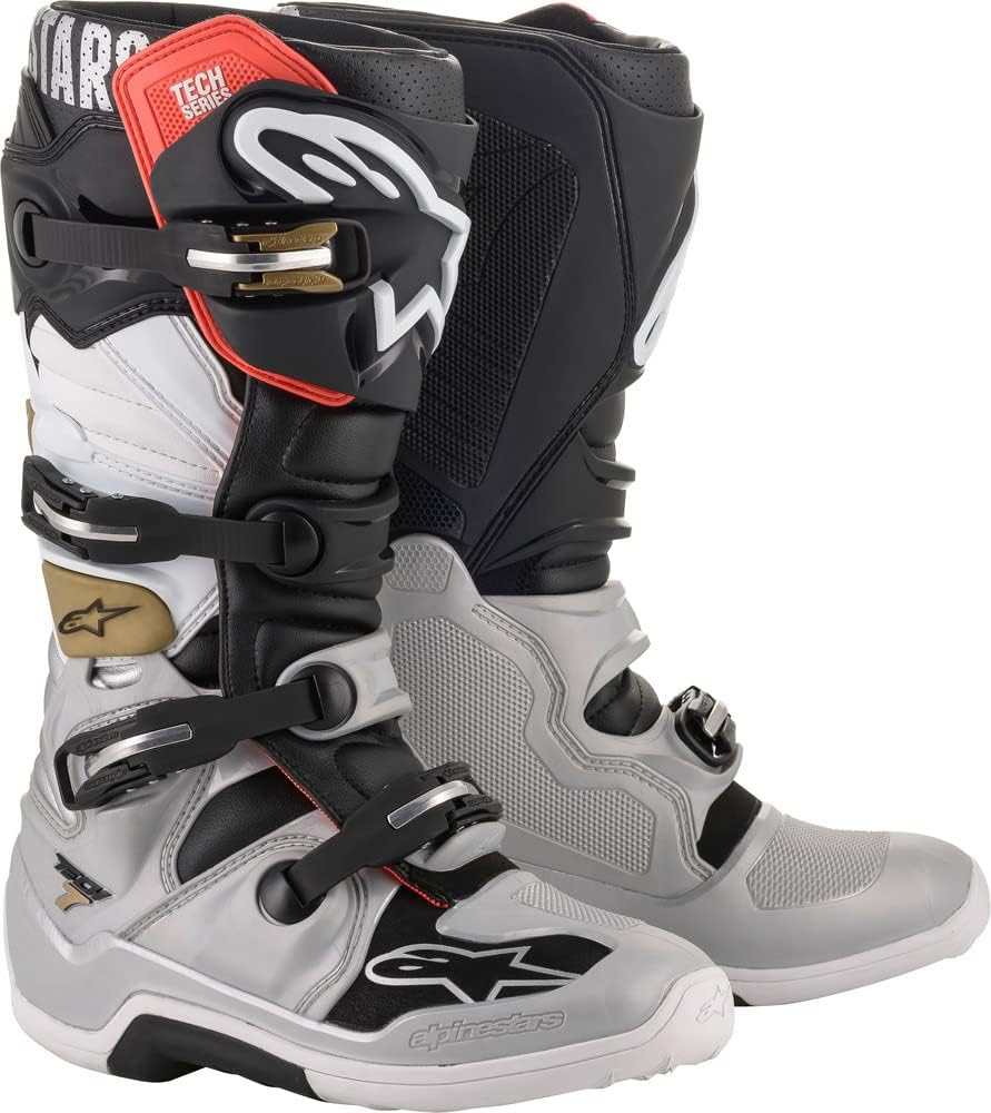 Botas Tech 7 Negro/ Plata