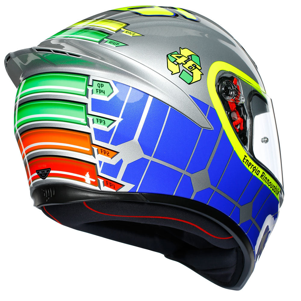 Casco AGV K1 VR Mugello 2015 - Vista interior | Proshop Chile