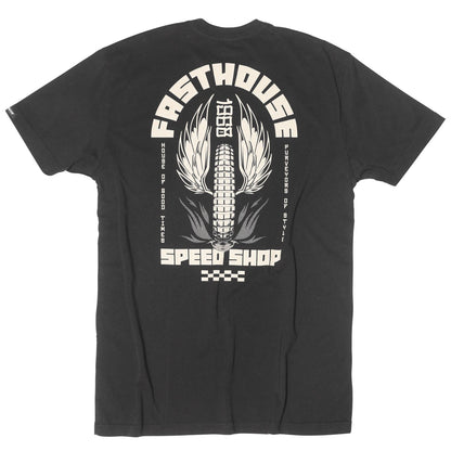 Polera niño Fasthouse Iron Steed Negro