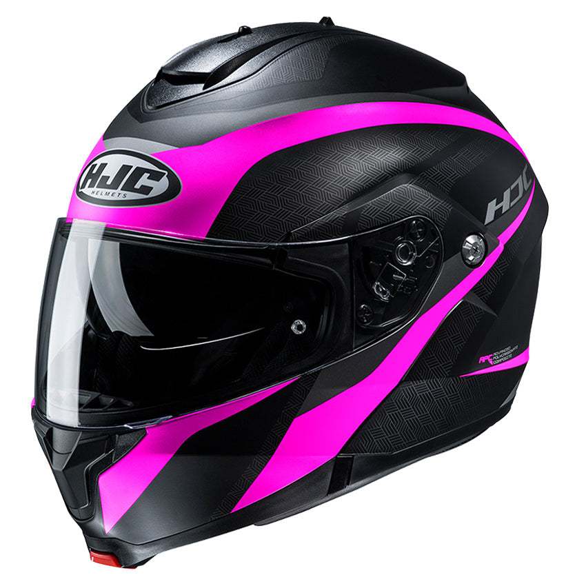 Casco HJC C91 Taly MC8SF Negro/Rosado - Detalle adicional | Proshop Chile