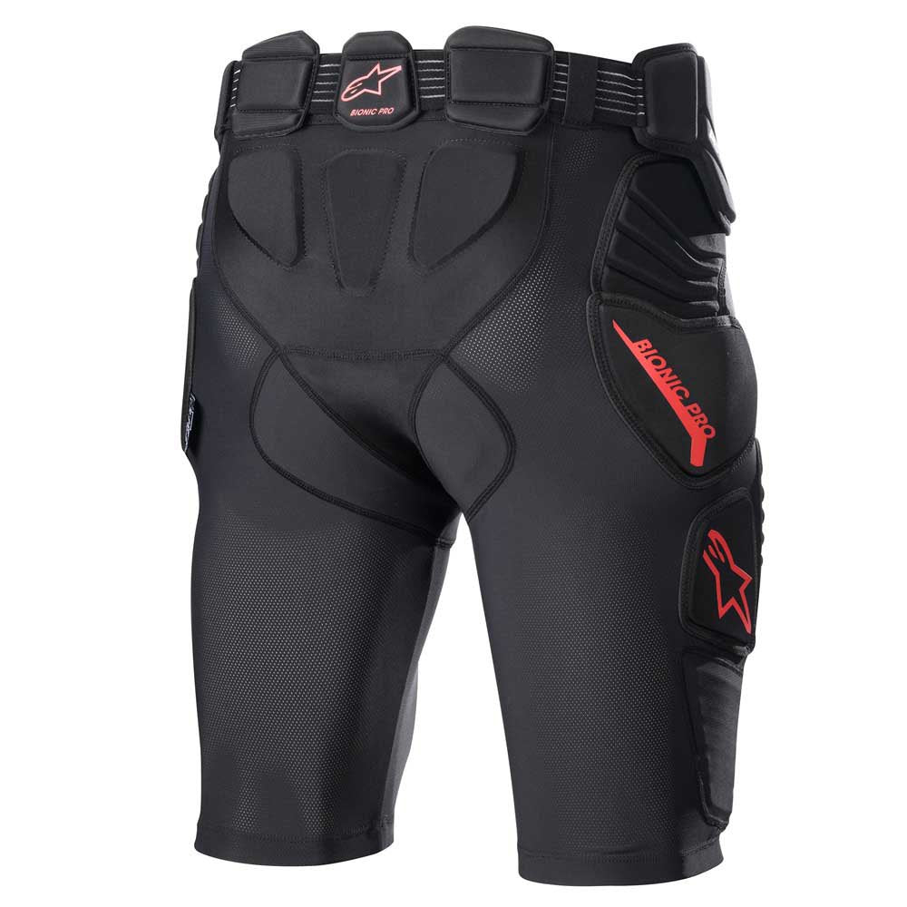 Bionic Pro Protection Shorts Negro/ Rojo