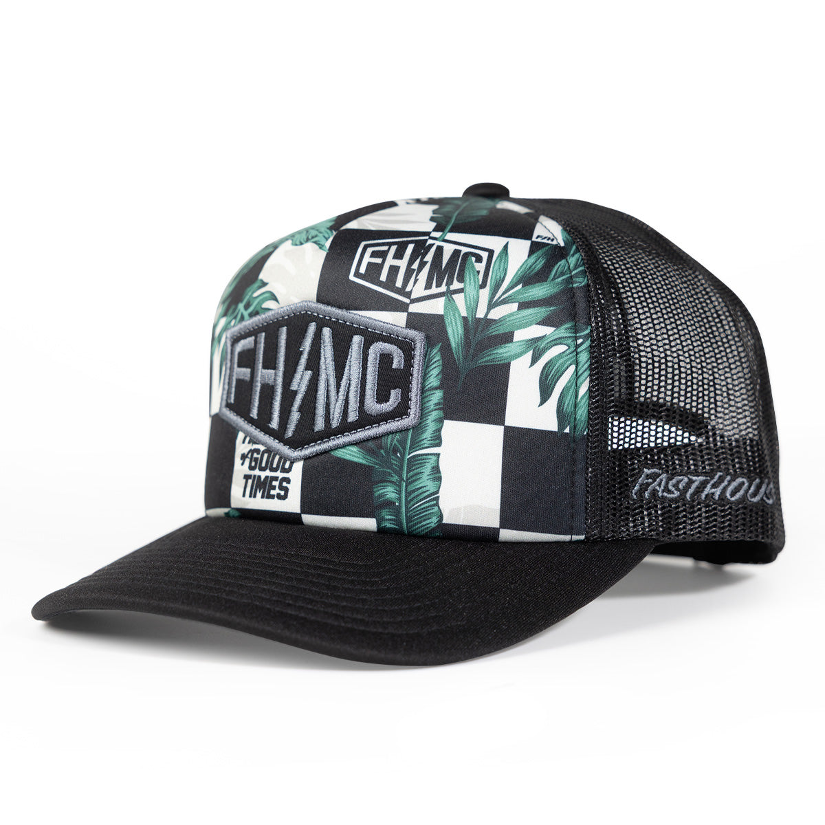 Gorro Fasthouse Poolside Negro/Blanco