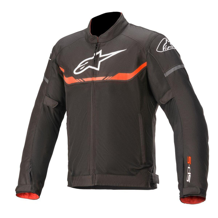 Chaqueta Moto Calle Alpinestars Chaqueta T-SPS Air Negro/ Rojo Fluor
