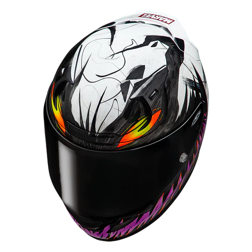 Casco HJC RPHA 12 Anti Venom 2 Marvel - Vista lateral | Proshop Chile