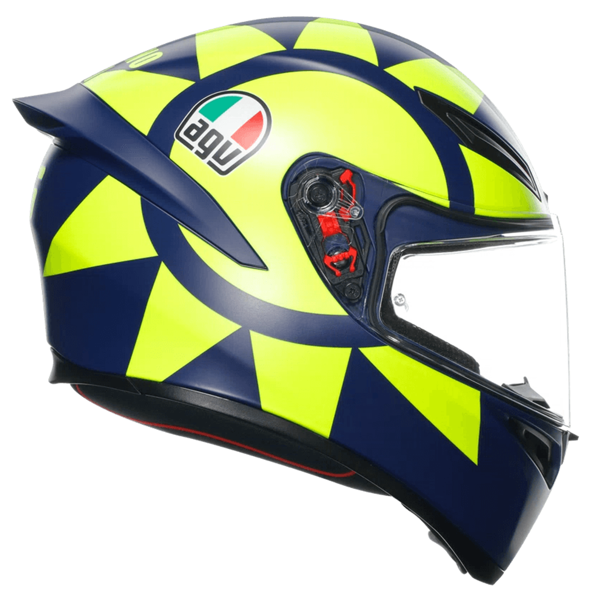 Casco AGV K1 S (2023) VR Soleluna 2018 - Vista lateral | Proshop Chile