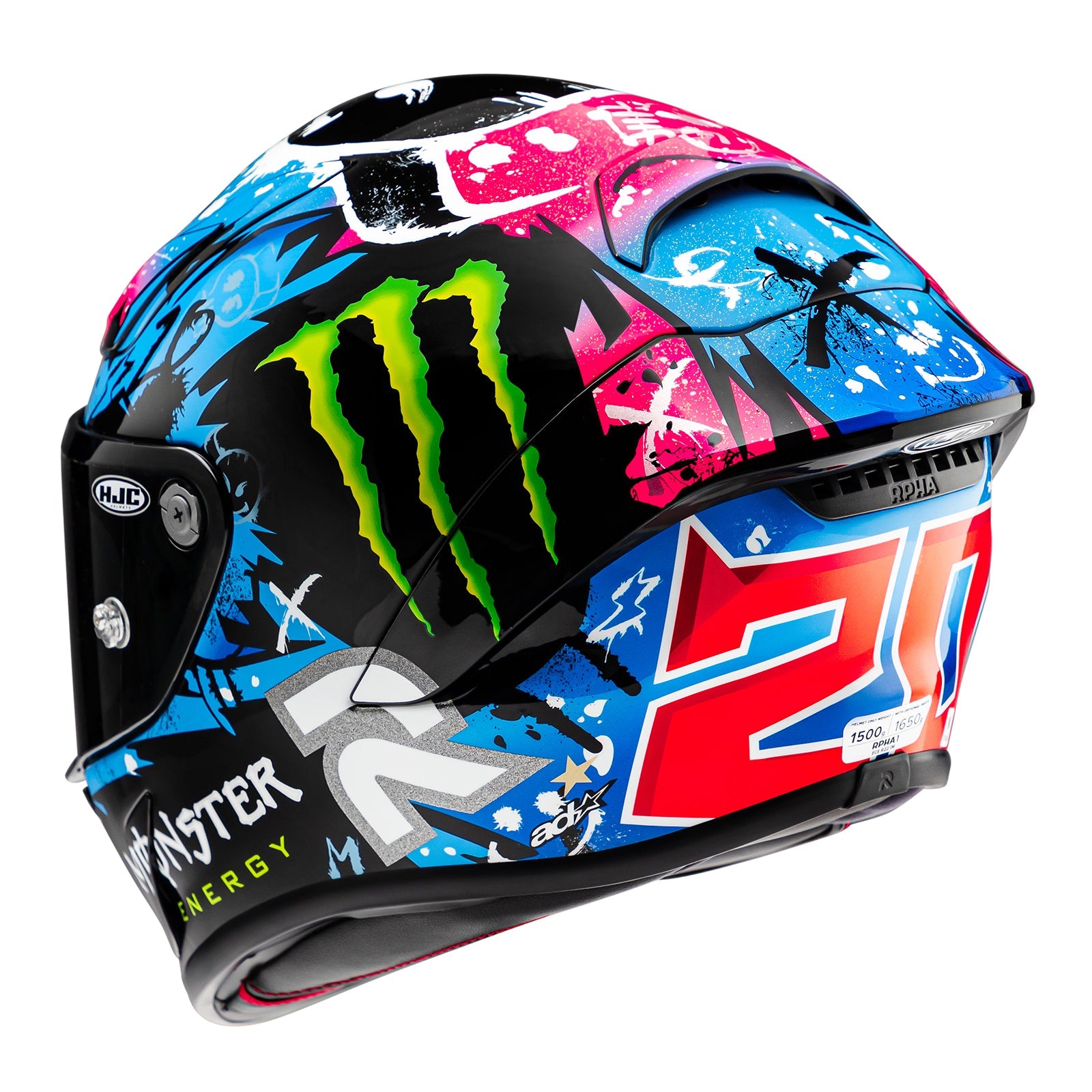 Casco HJC RPHA 1 - Quartararo Le Mans Special 2024 - Vista lateral | Proshop Chile