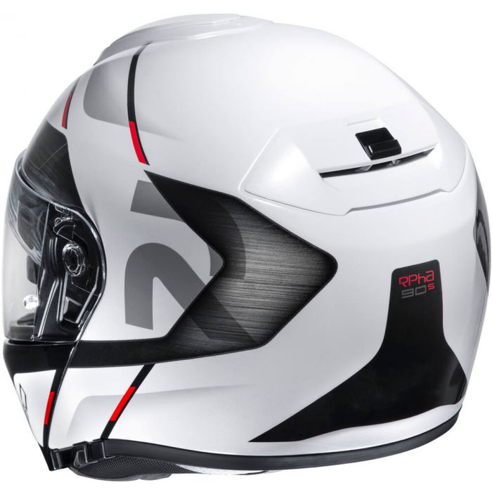 Casco HJC RPHA 90S Bekavo MC3H Amarillo Fluor/Negro - Vista lateral | Proshop Chile