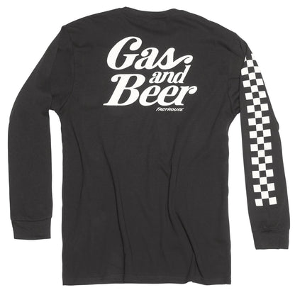 Polera Fasthouse Tavern Manga Larga Negro