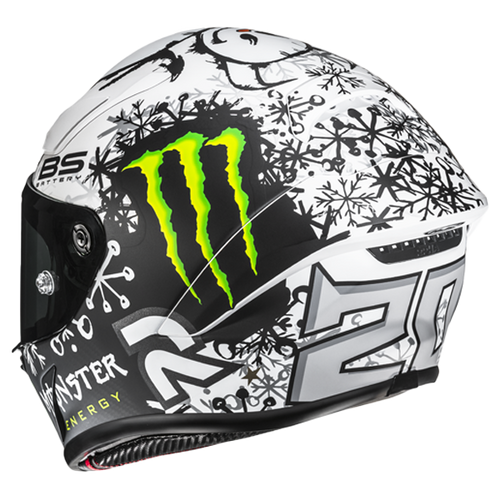 Casco HJC RPHA 1 V2 Carbon Snow Diablo MC10SF - Vista posterior | Proshop Chile