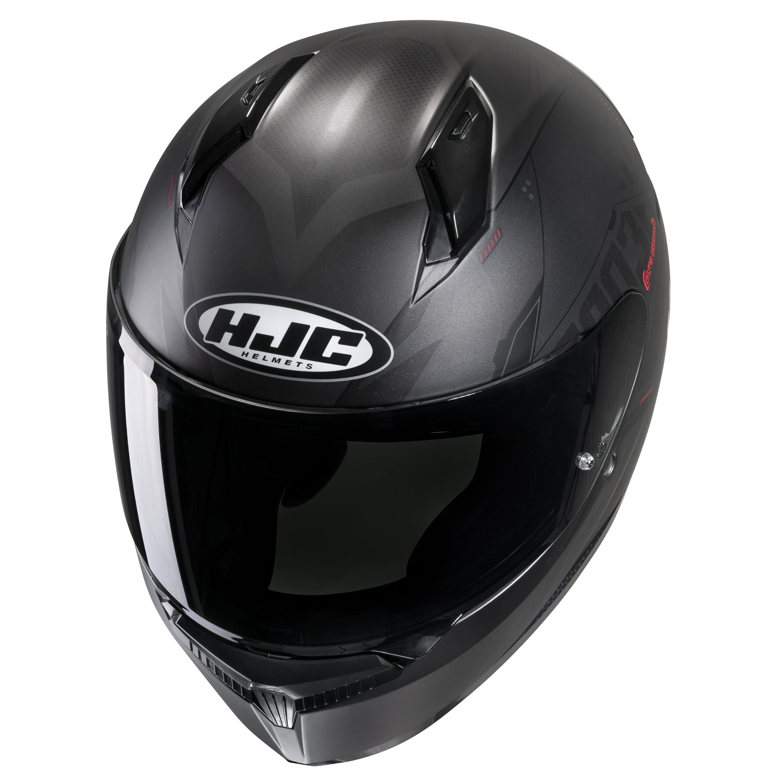 Casco HJC C10 Inka MC3H Amarillo Fluor/Negro - Vista lateral | Proshop Chile