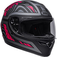Casco Moto calle Bell Qualifier Negro/Rosado