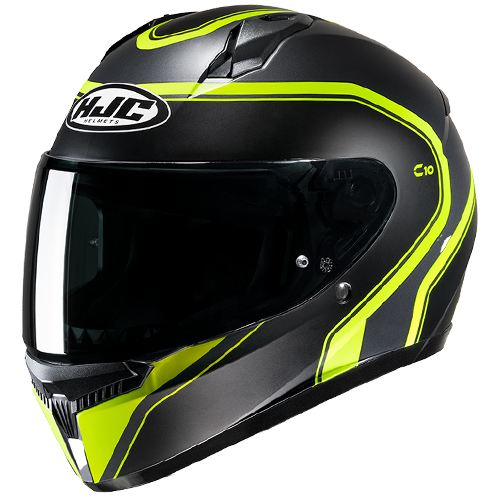 Casco HJC C10 Elie MC3HSF Negro/Amarillo Fluor - Vista interior | Proshop Chile