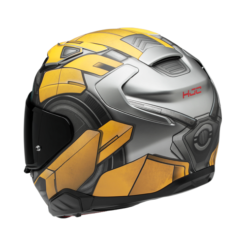 Casco HJC F71 - Bumblebee MC3SF Amarillo/ Azul - Vista lateral | Proshop Chile