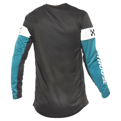 Jersey Fasthouse Grindhouse Akin Azul/Negro