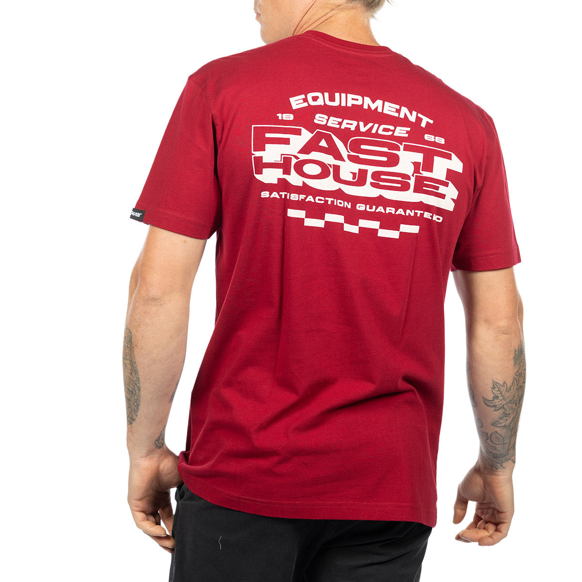 Polera Fasthouse Maintenance Rojo