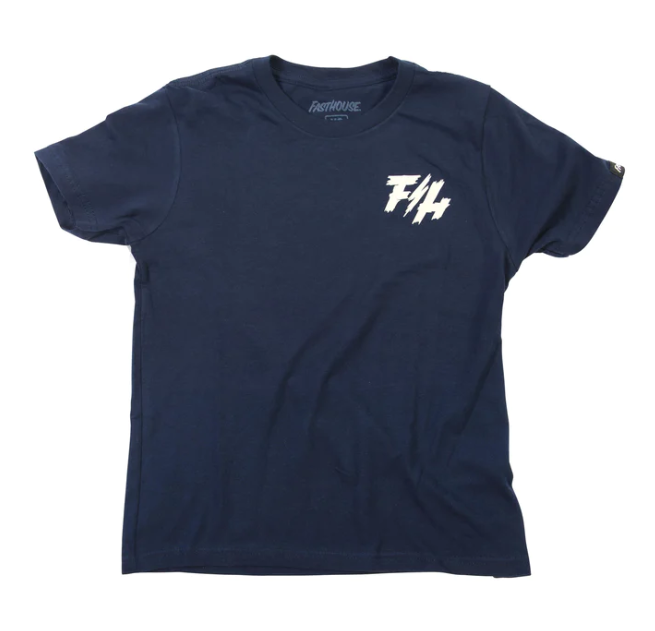Polera Niño Fasthouse High Roller Azul Oscuro