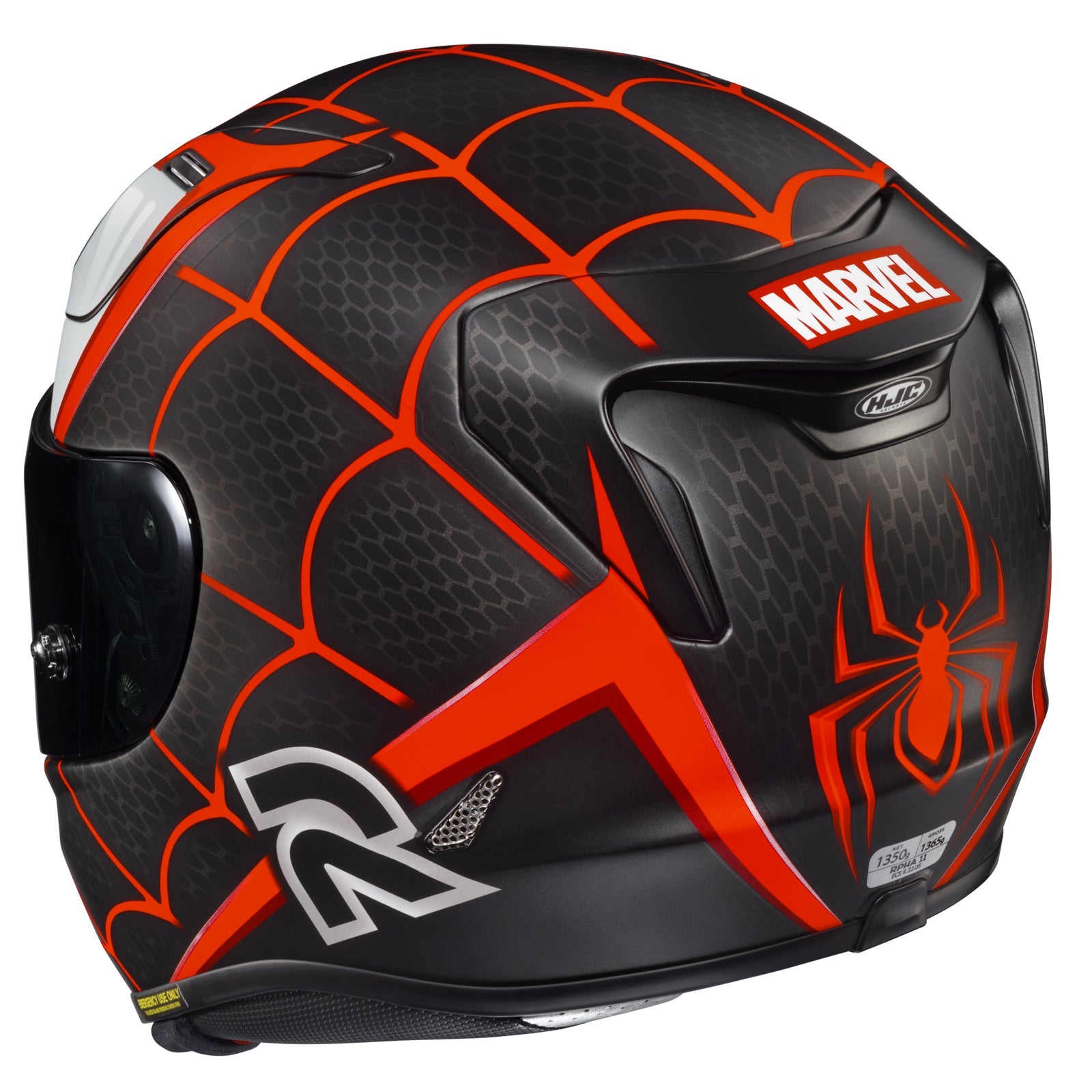 Casco HJC RPHA 11 Marvel - Miles Morales - Vista lateral | Proshop Chile