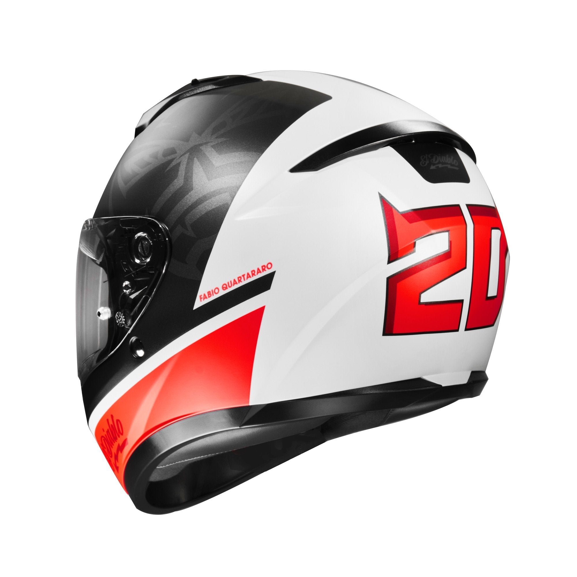 Casco HJC C10 FQ20 Fabio Quartararo - Vista interior | Proshop Chile