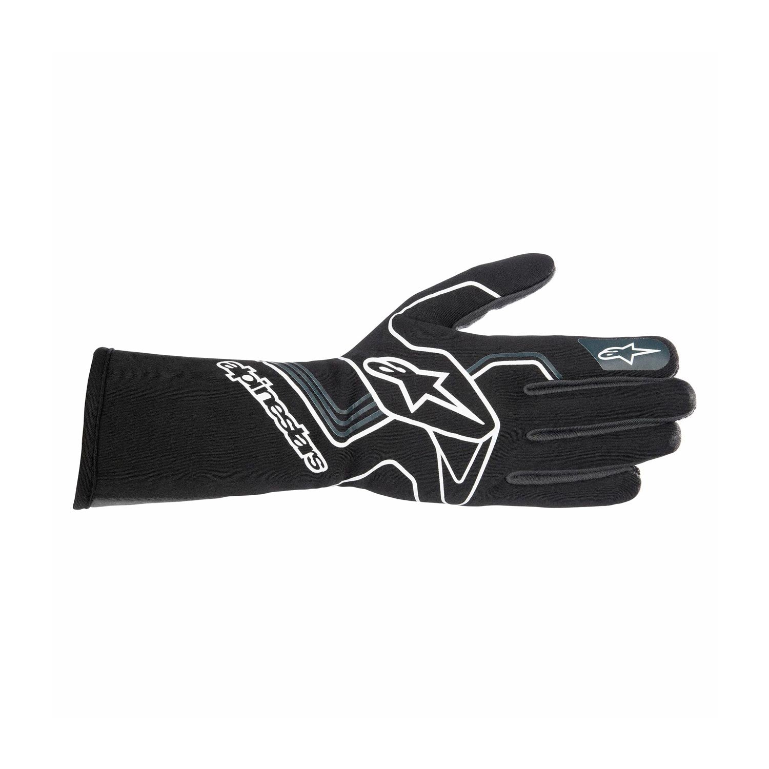 Guantes Alpinestars Tech-1 Race V3 FIA Negro/Gris