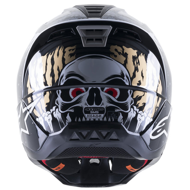 Casco SM5 Solar Flare Negro/ Gris/ Dorado