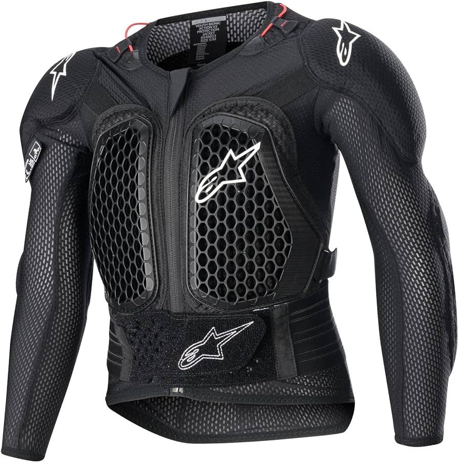 Chaqueta de Protección Juvenil Bionic Action V2 Negro/ Negro