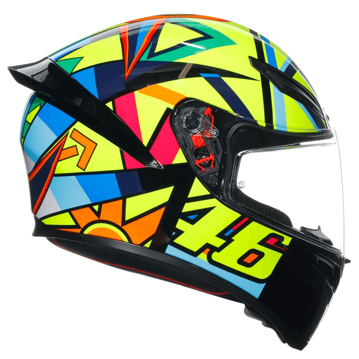 Casco AGV K1 S (2023) VR Soleluna 2017 - Vista lateral | Proshop Chile