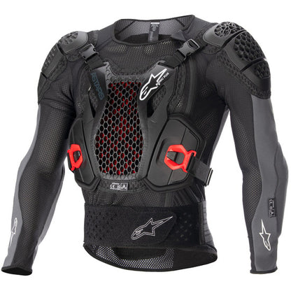 Chaqueta de Protección Bionic Plus V2 Negro Antracita/ Rojo