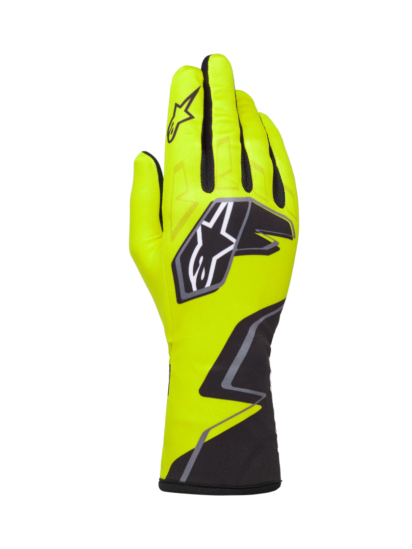 Guantes Karting Alpinestars Race V2 Graphic 1 Amarillo Fluor/Negro