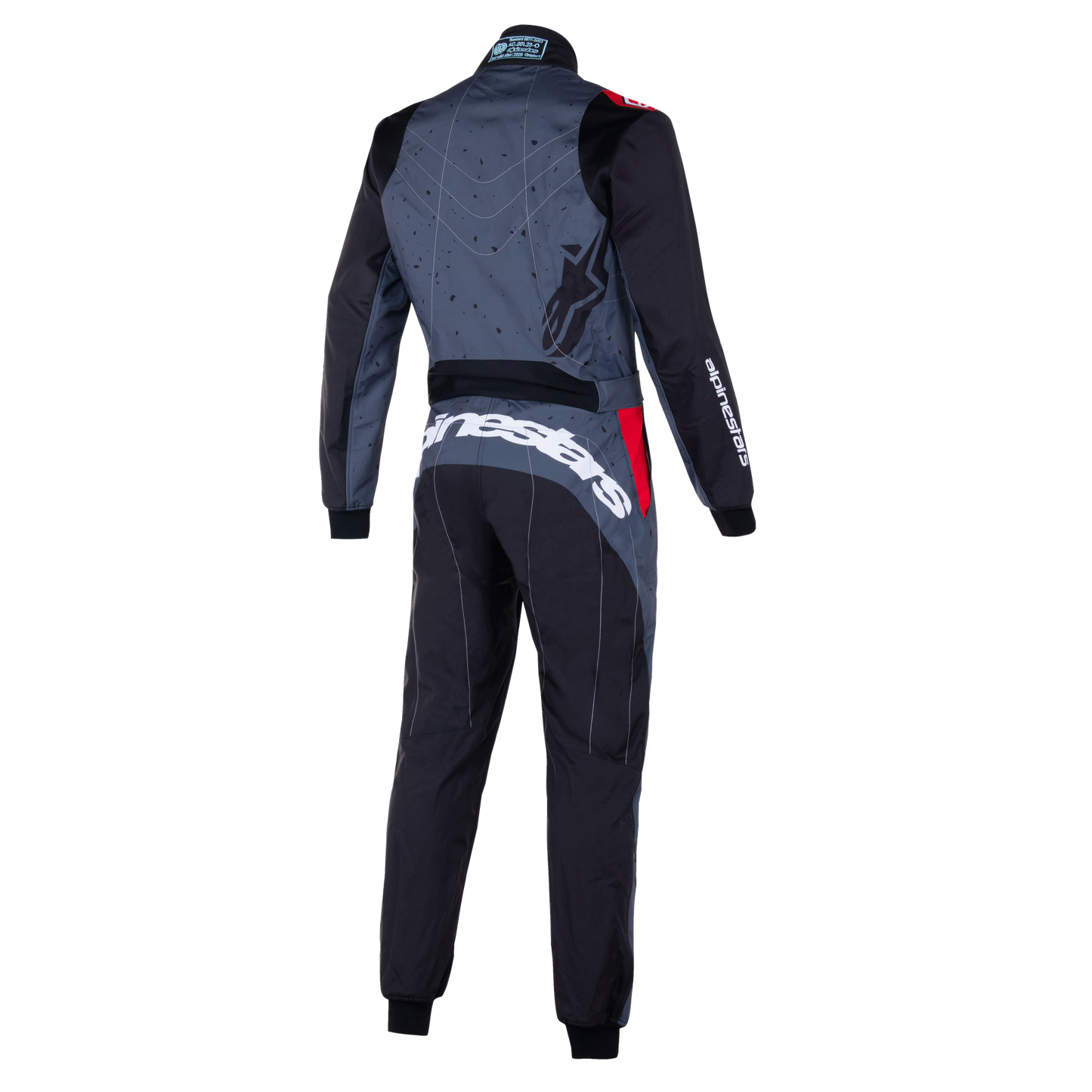 Buzo Karting Alpinestars Kmx-9 V3 Graphic 6 Gris/Negro/Rojo