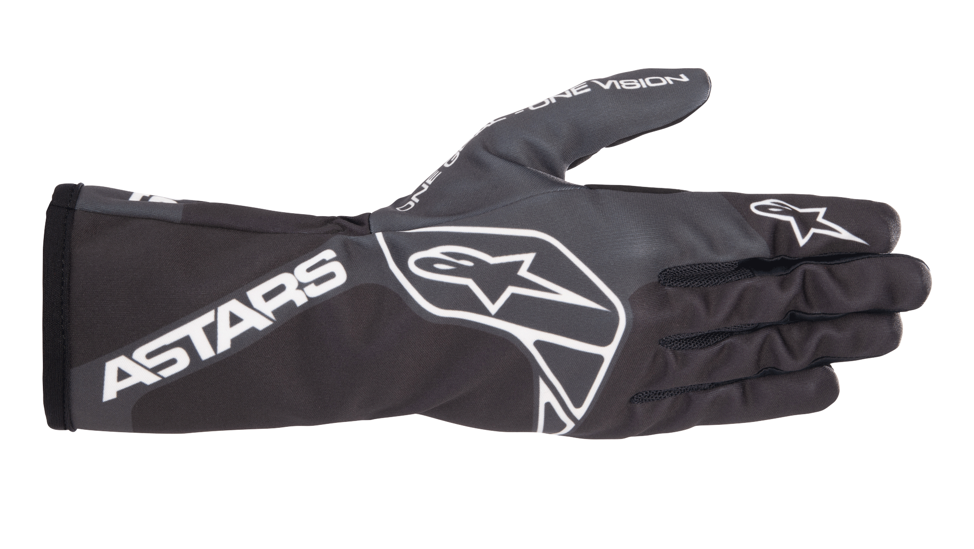 Guantes Kart Niño Alpinestars Race V2 One Vision Negro/Gris para karting