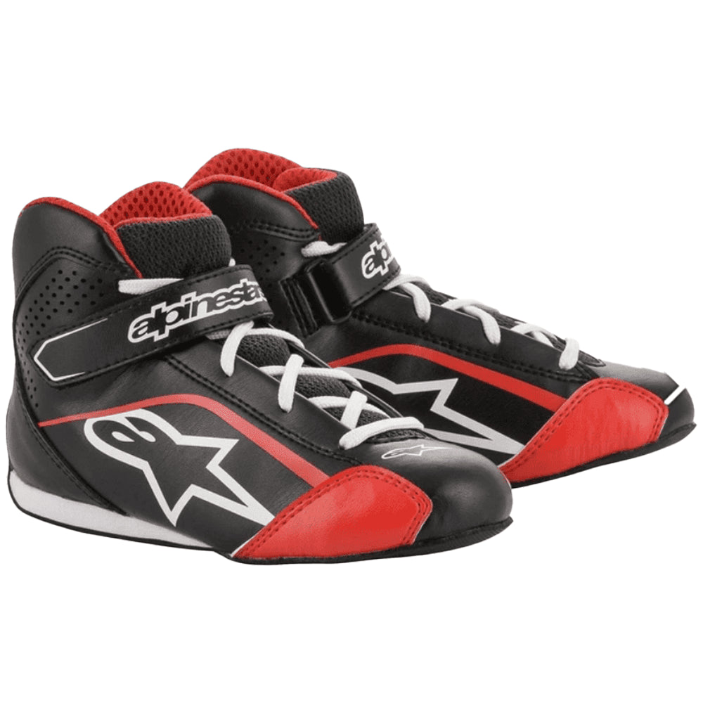 Zapatillas niño Kart Alpinestars Tech-1K Negro/Rojo