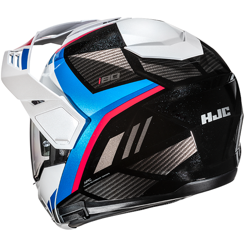 Casco HJC i80 Imes MC21 - Vista posterior | Proshop Chile